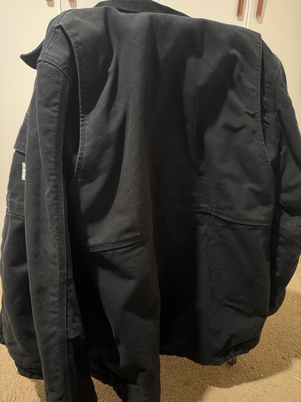 Carhartt Men's Black Rugged Field Jacket